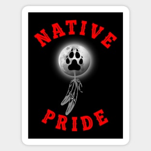 NATIVE PRIDE 7 (WOLF) Sticker